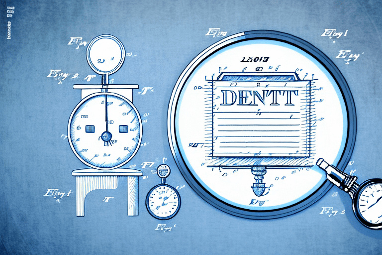 A patent document under a magnifying glass