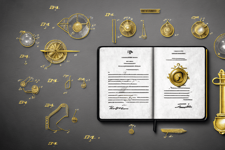 A tarnished metallic patent document