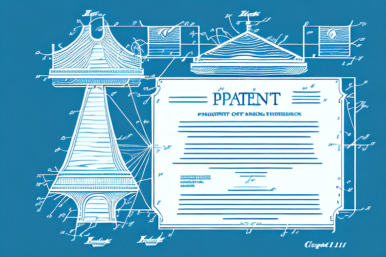 A steep cliff shaped like a patent document