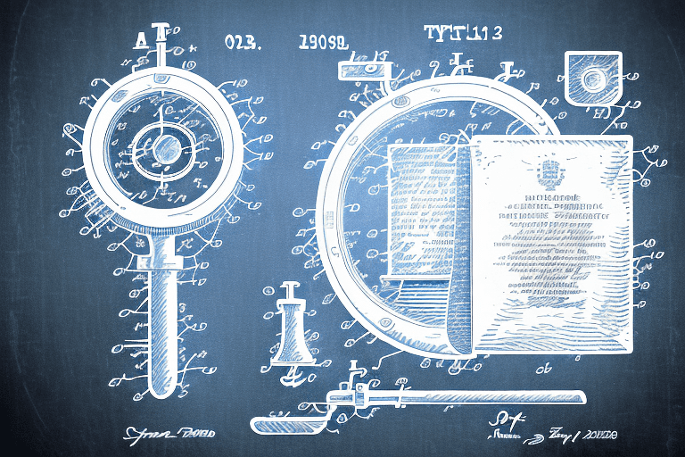 A symbolic representation of a patent document