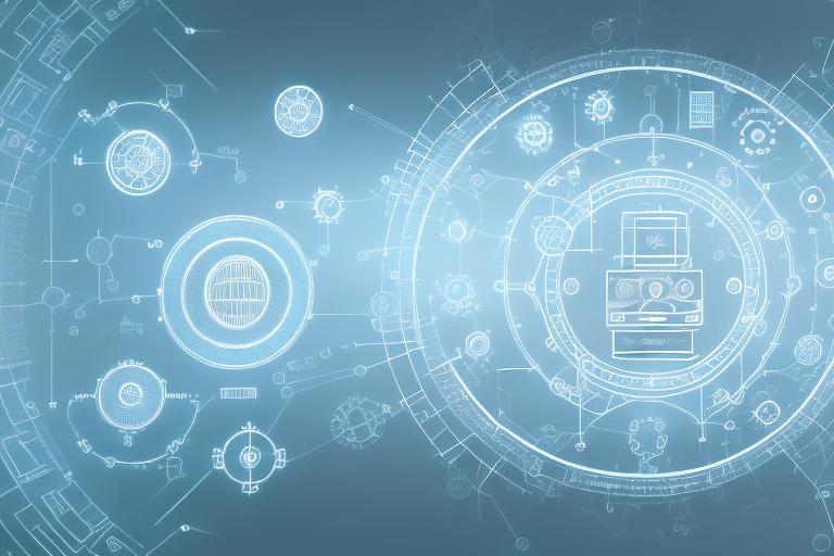 A digital interface representing the electronic business center