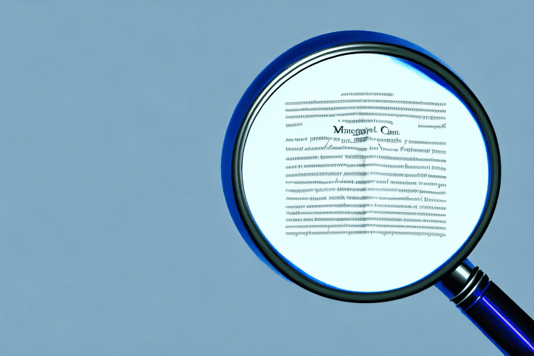 A magnifying glass examining a patent document