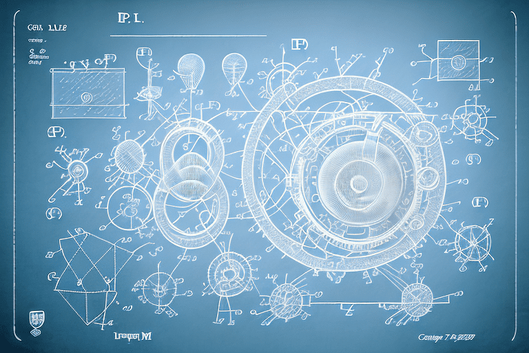 Various intellectual property symbols such as a patent icon