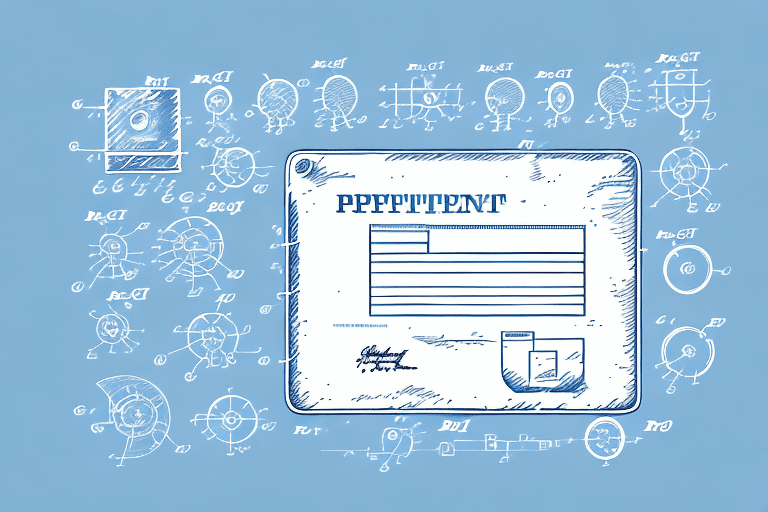 A filing receipt for a patent