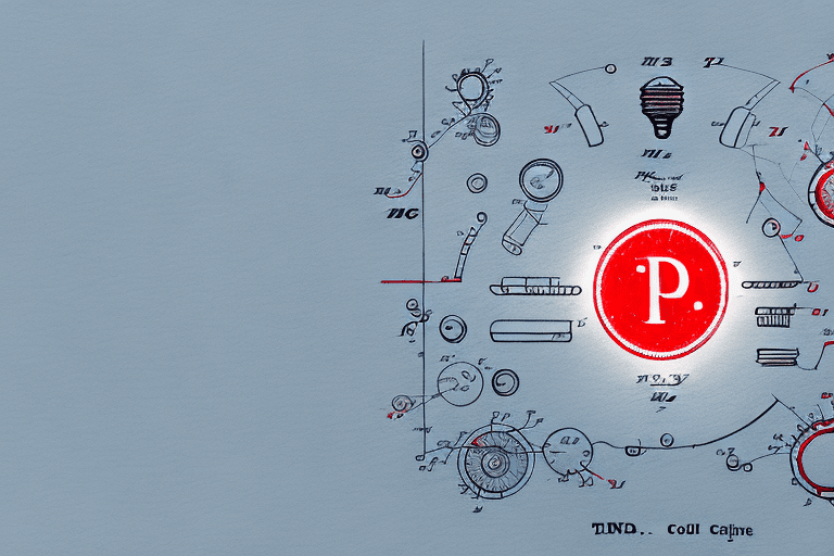 A symbolic representation of a patent document with a red "non-final rejection" stamp