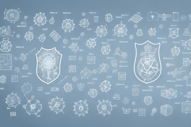 Various intellectual property symbols such as patents