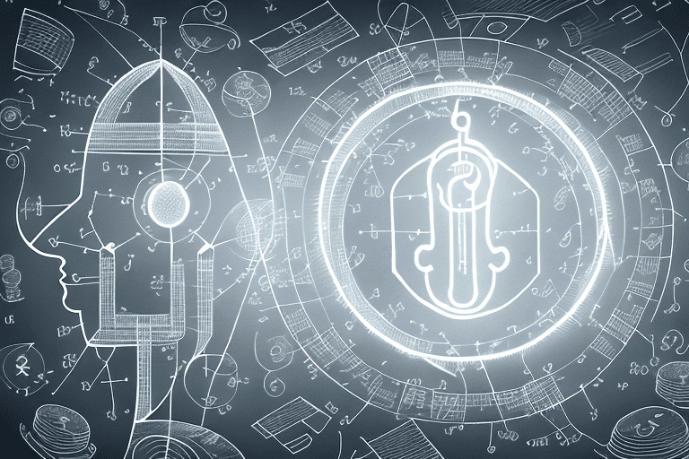 Various symbols and icons representing different types of intellectual property