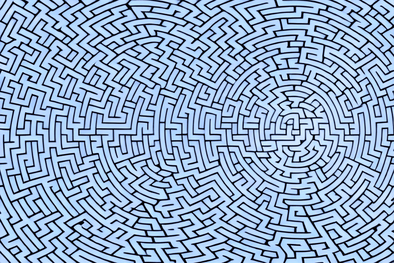A maze with multiple paths
