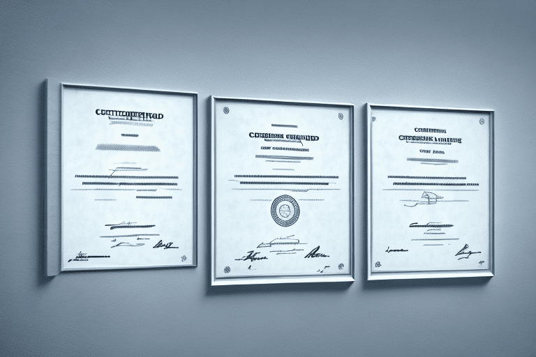 Two different certificates