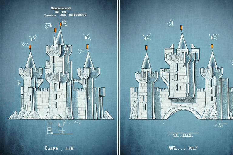 Two contrasting castles