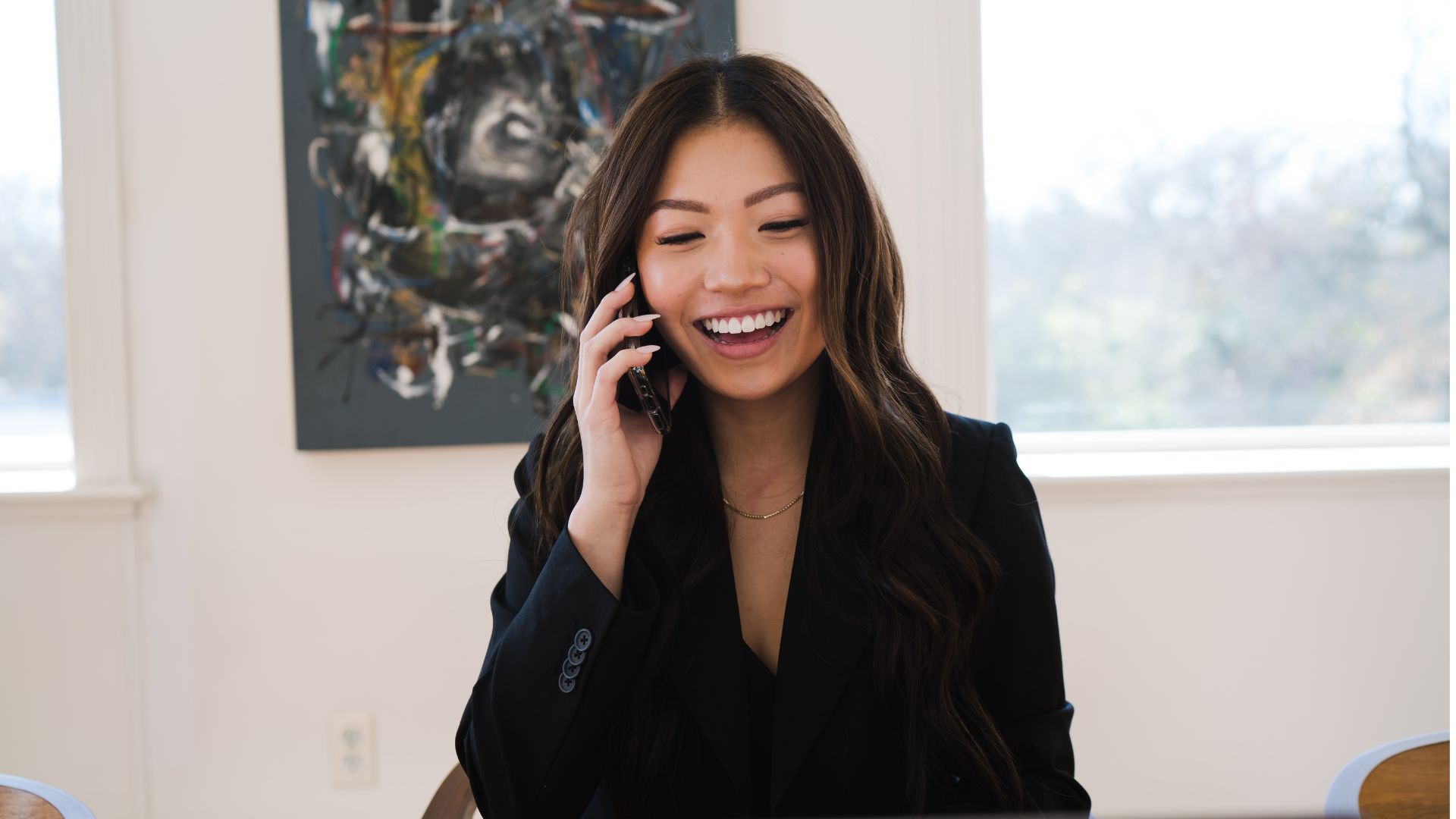 Patent Education Series Female Patent Practitioner on Phone