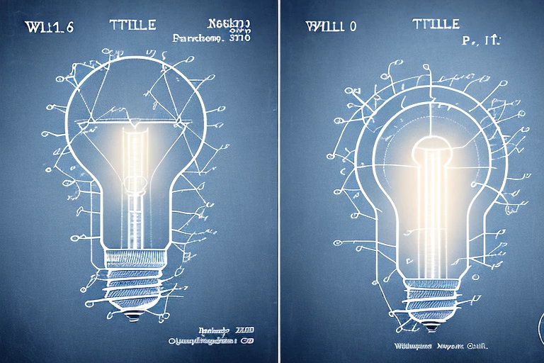 Two different paths leading to a patent symbol