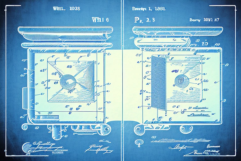 Two different pools - one filled with various types of patent documents