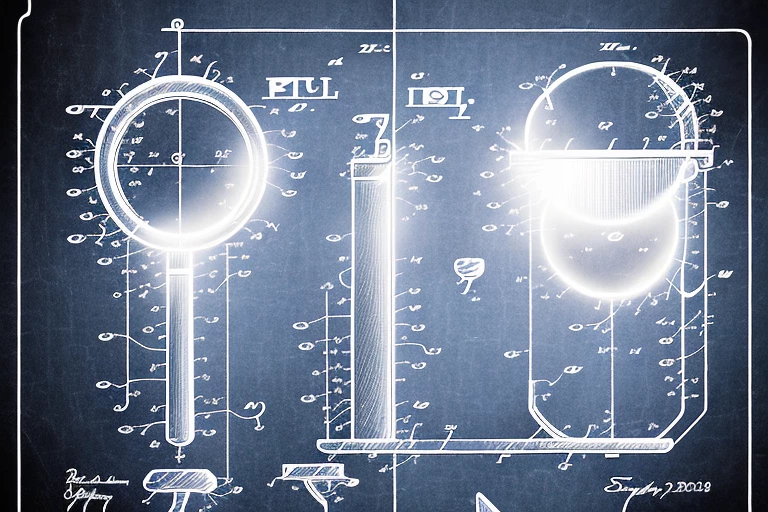 A symbolic representation of a patent document