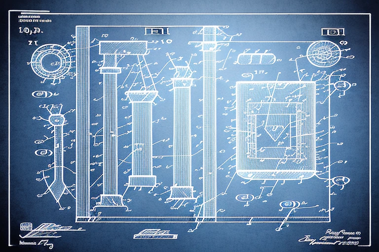 A symbolic merger of three elements - a patent document