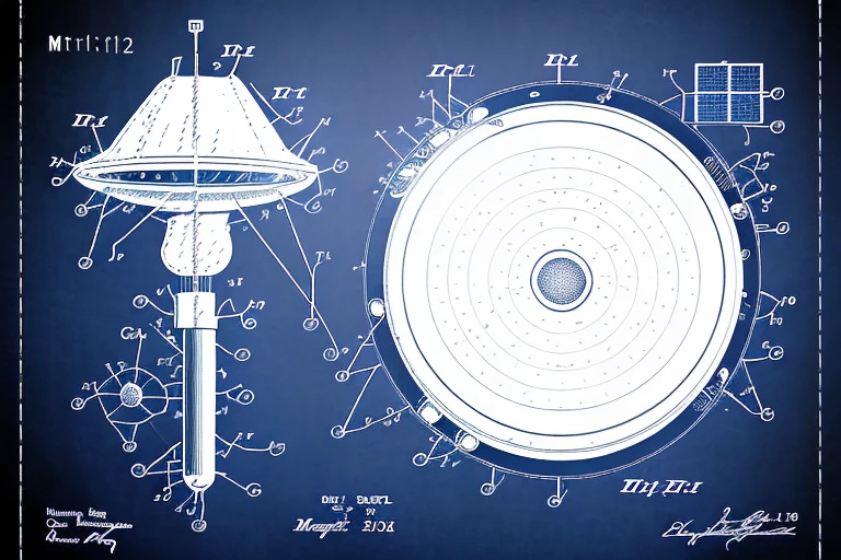 A satellite dish intercepting broadcast signals