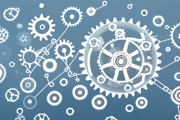 Various interconnected gears