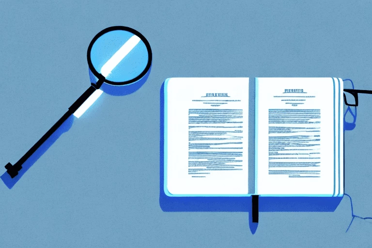 A balance scale with a patent document on one side and a gavel on the other