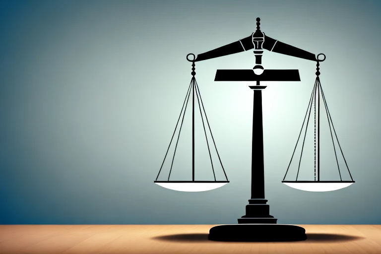 A symbolic balance scale