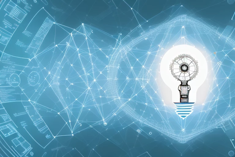A diverse array of digital tools and symbols