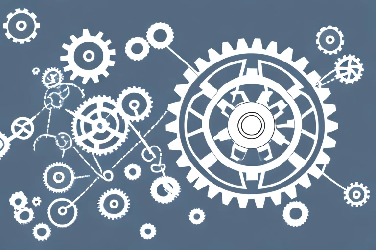 Two intertwined gears
