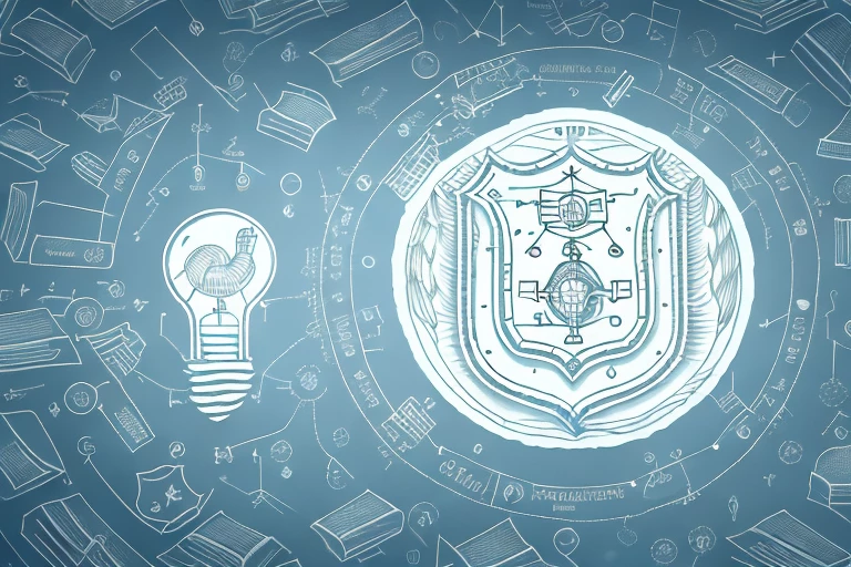 A library filled with books and documents related to patents and trademarks