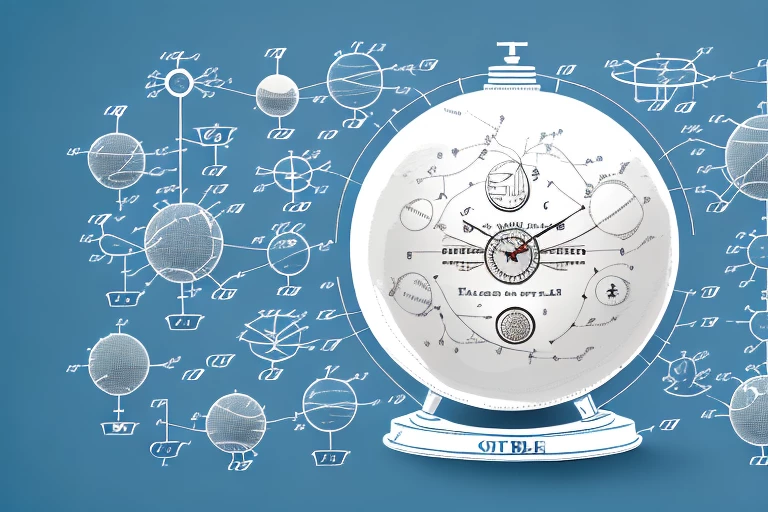 A globe with different patent icons scattered around