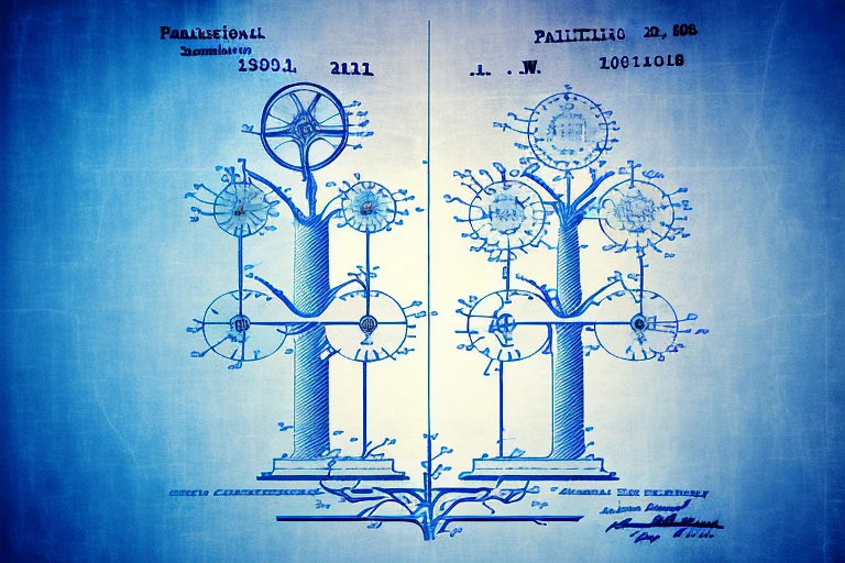 Two distinct family trees