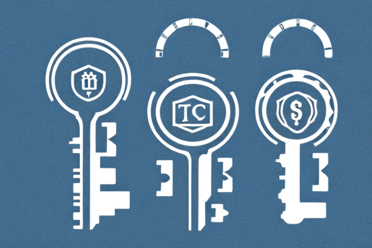 Two distinctively designed keys