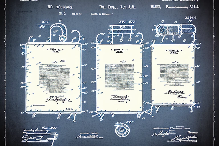 Two distinct patent documents with notable differences highlighted